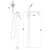 Смеситель для ванны Lemark Shift LM4344C Хром
