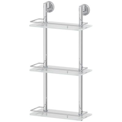 Стеклянная полка FBS Luxia 067 Хром