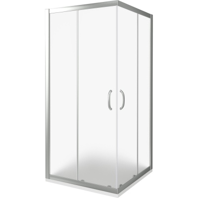 Душевой уголок Good Door Infinity CR-80 80х80 профиль Хром стекло прозрачное