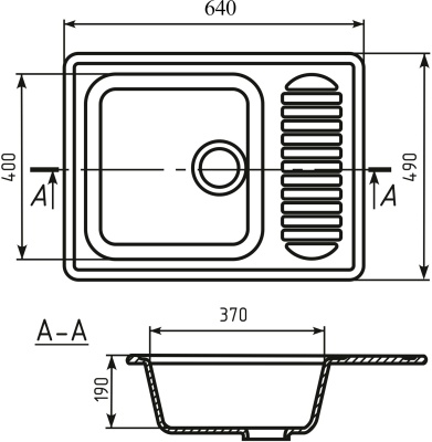 Кухонная мойка Mixline ML-GM18-342 533160 Графит