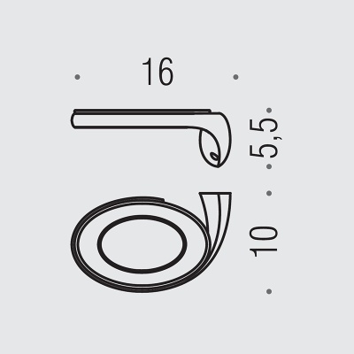 Мыльница Colombo Design Link В2401 SX.000 Хром