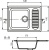 Кухонная мойка Mixline ML-GM18-342 533160 Графит Кухонная мойка Mixline ML-GM18-342 533160 Графит