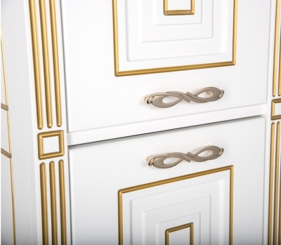 Шкаф пенал Aquanet Паола 40 186112 R Белый Золото