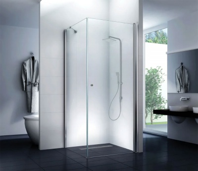Душевой уголок Berges Wasserhaus Dea 90х90 061009 профиль Хром стекло прозрачное