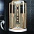 Душевая кабина Niagara Lux 7715 90x90 профиль Золото задняя стенка Золото