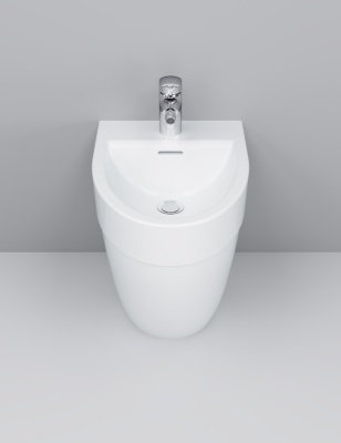 Биде AM.PM Bliss L C533111WH без крышки