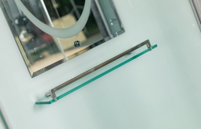 Душевая кабина WeltWasser WW500 Halle 1204 120x90 10000003315 L профиль Хром стекло прозрачное