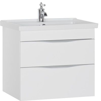 Тумба под раковину Aquanet Эвора 100 185195 подвесная Белая