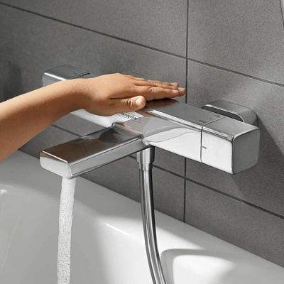 Смеситель для ванны Hansgrohe Ecostat E 15774000 с термостатом Хром