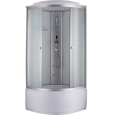 Душевая кабина Niagara NG-2309G 100x100 стекло матовое задние стенки Белые