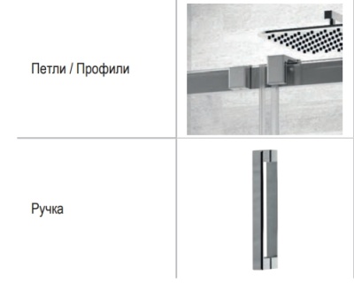 Душевая дверь в нишу Riho Ocean O115 160x195 Хром