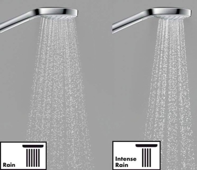 Комплект смесителя для ванны Hansgrohe Ecostat Universal 13123000 с душевым гарнитуром Hansgrohe Crometta 26536400 Хром