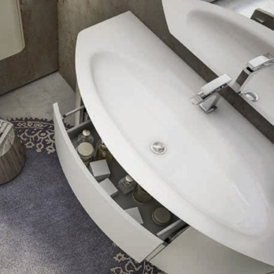 Тумба под раковину Cezares Eden 121 54408 подвесная Rovere Scuro Soft