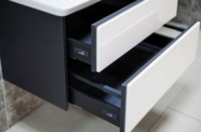 Тумба под раковину Roca Ronda 60 ZRU9302963 подвесная Белый глянец Антрацит