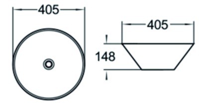 Раковина SantiLine 41 SL-1042 Белая