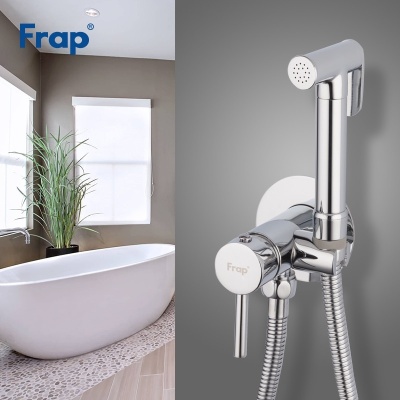 Гигиенический душ со смесителем Frap F7505-2 Хром
