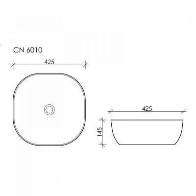 Раковина-чаша Ceramica Nova Element 42 CN6010 Белая