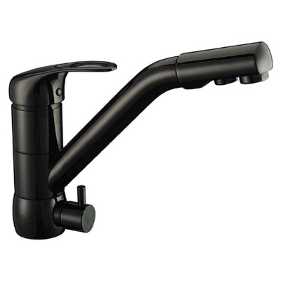 Смеситель для кухни ZorG Clean Water ZR 400 KF-12 ЧЕРНЫЙМЕТАЛ Черный Смеситель для кухни ZorG Clean Water ZR 400 KF-12 ЧЕРНЫЙМЕТАЛ Черный