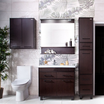 Тумба под раковину Бриклаер Чили 90 Венге