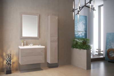 Тумба под раковину Marka One Elegant 80П Cappuccino