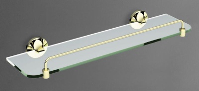 Стеклянная полка Art&Max Bohemia AM-E-4282 Золото