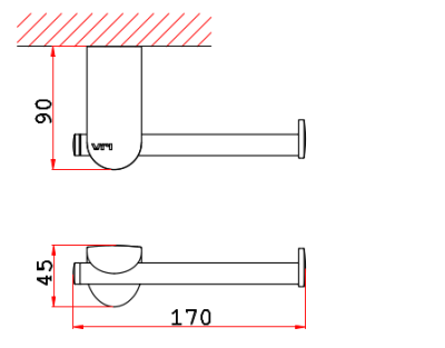 Держатель туалетной бумаги VRI Rialto HG800612