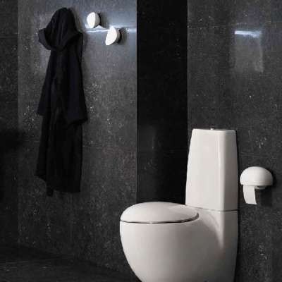 Держатель туалетной бумаги Laufen Alessi One 8.7097.0 с крышкой Белый