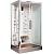 Душевая кабина Cerutti SPA 120x90 SW-C90120 профиль Хром стекло прозрачное