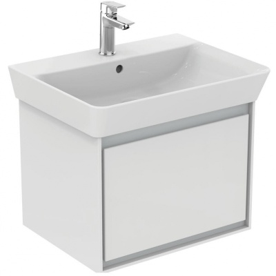 Тумба под раковину Ideal Standard Connect Air 53 E0846B2 подвесная Белая глянцевая, белая матовая