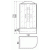 Душевая кабина River Dunay 110x80x46 MT L 10000002386+10000002202 с поддоном