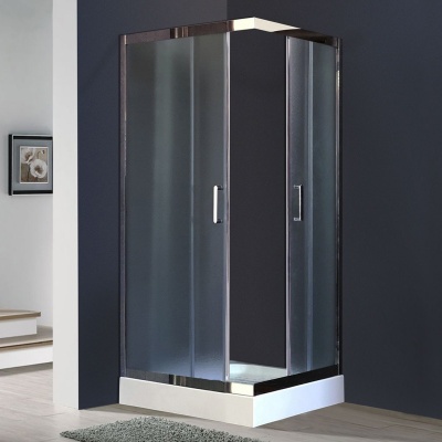 Душевой уголок Royal Bath HPD 120х100 RB1120 HPD-C-CH без поддона профиль Хром стекло рифленое