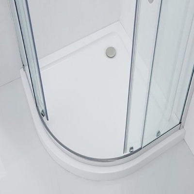 Душевой уголок SSWW LA60-S42 90х90 профиль Хром стекло прозрачное