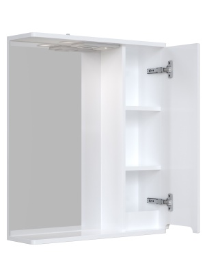 Зеркало со шкафом San Star Модена 60 174.1-2.4.1. с подсветкой Белое