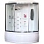 Душевая кабина Royal Bath ALP 140x95 RB140ALP-T-CH-L с гидромассажем стекло прозрачное задние стенки Белые