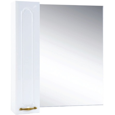 Зеркало со шкафом Bellezza Тиффани 75 Белая