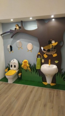 Зеркало Creavit Ducky DC30035-B детское Желтое