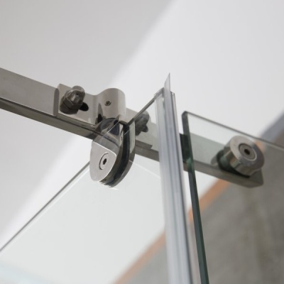 Душевой уголок Alex Baitler AB 214-90 90х90 профиль Хром стекло прозрачное