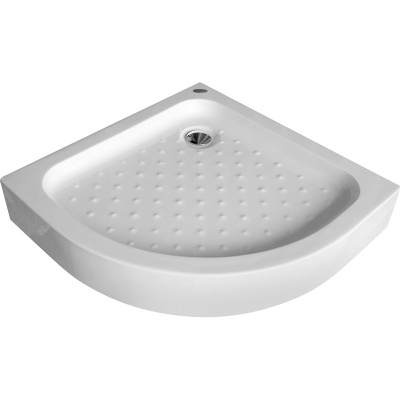 Акриловый поддон для душа Gemy 90х90х16 радиальный Белый