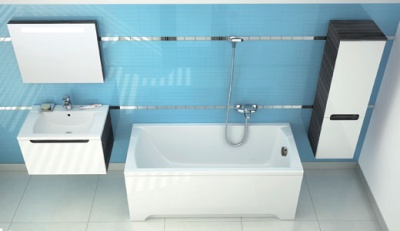 Шкаф пенал Ravak Classic SB 350 береза/белая L