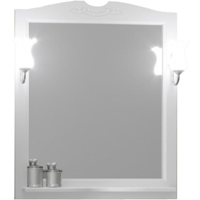 Зеркало Opadiris Тибет 80 Z0000012654 Белое матовое