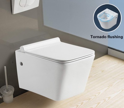 Унитаз CeramaLux B2310 подвесной с сиденьем Микролифт