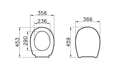 Сиденье для унитаза Vitra Universal 115-003-001 Белое