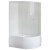 Душевой уголок Royal Bath BK 120х80 RB8120BK-T-L с поддоном профиль Белый стекло прозрачное Душевой уголок Royal Bath BK 120х80 RB8120BK-T-L с поддоном профиль Белый стекло прозрачное