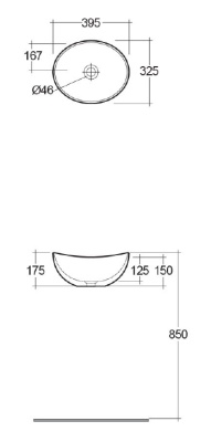 Раковина RAK Ceramics Reema 40 OC161AWHA Белая