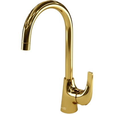 Смеситель для кухни WasserKRAFT Sauer 7107 Золото глянцевое