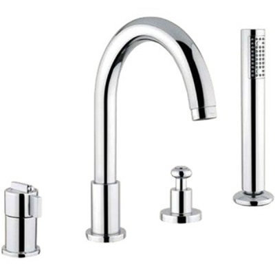 Смеситель на борт ванны Migliore Fortis ML.FRT-5258.CR с термостатом Хром