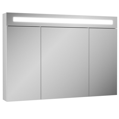 Зеркальный шкаф Owl 1975 Lagerta 105 OW08.05.00 с подсветкой Белый