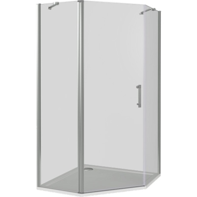 Душевой уголок Good Door Mokka PNT-100-C-WE 100x100 профиль Белый стекло прозрачное