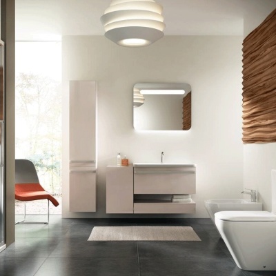 Тумба под раковину Ideal Standard Tonic II 80 R4303FC подвесная Светло-коричневая глянцевая