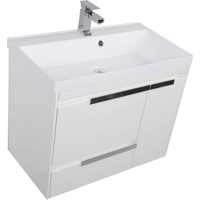 Комплект мебели для ванной Aquanet Тиволи 80 180560 подвесной Белый